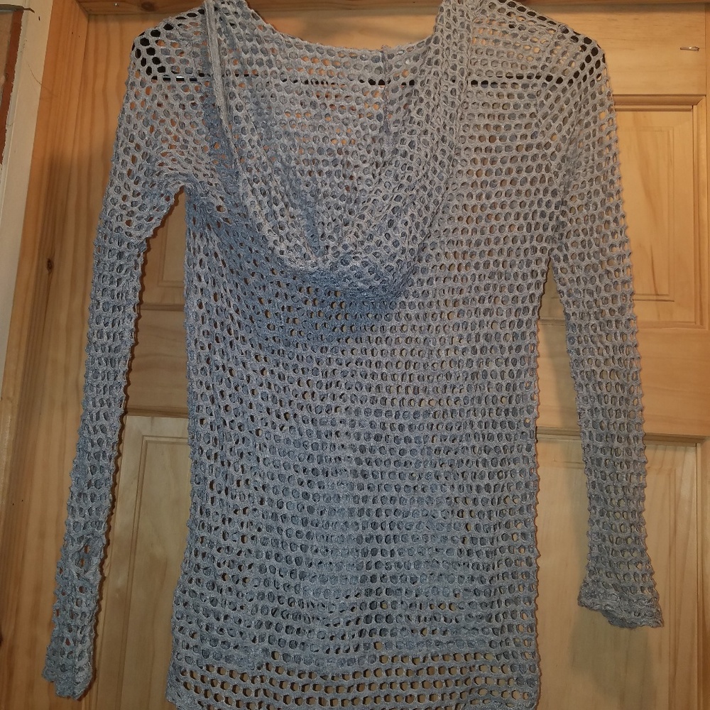 Mesh Hoodie with front pocket